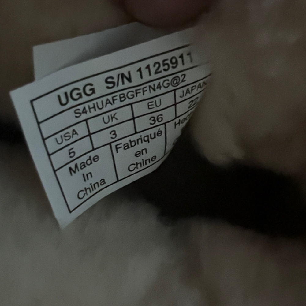UGG Classic Gem Mini Boots In Chestnut Brown Women Size 5 - Picture 10 of 11